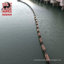 Eco friendly permanent solid float rubber oil boom for shoreline